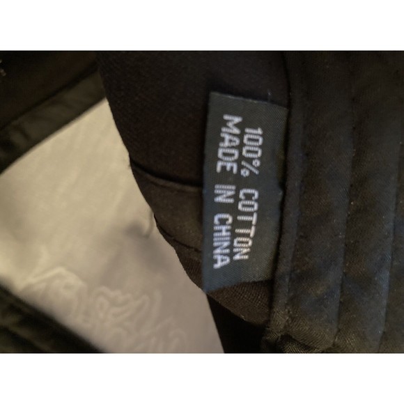 Snap On Tools Black Adjustable Hat Red White Graffiti Paint Splatter - Picture 8 of 8